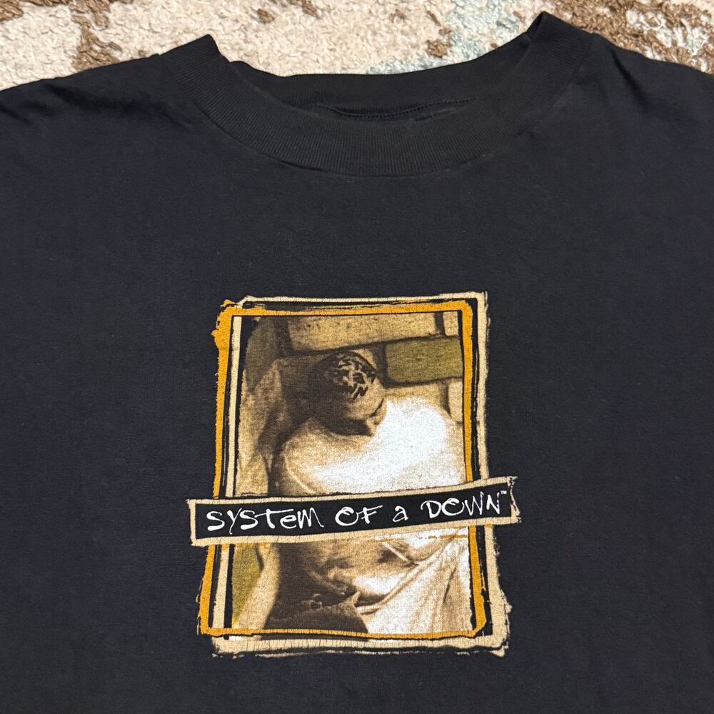 Vintage 2000s System of a Down Straitjacket Shirt Large SOAD Numetal Band Tee
